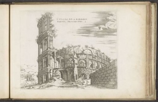 First View of the Colosseum in Rome