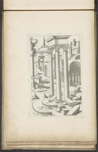 Three Corinthian Columns