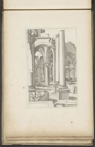 Sunken Column Hall or Nymphaeum with Boats