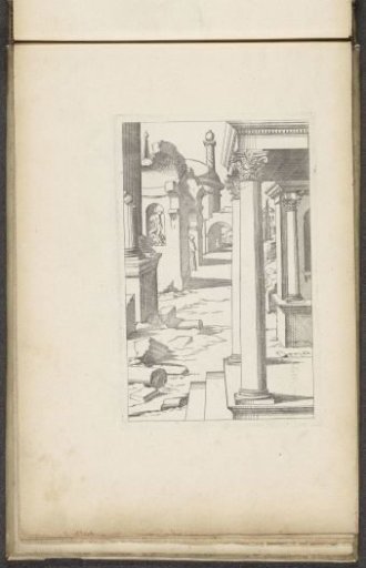 View in a Street with Classical Ruins