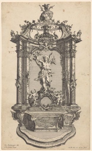 Altar with St. Sebastian