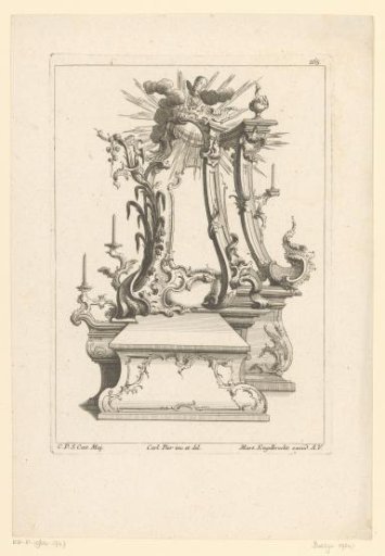 Altar with Candlesticks