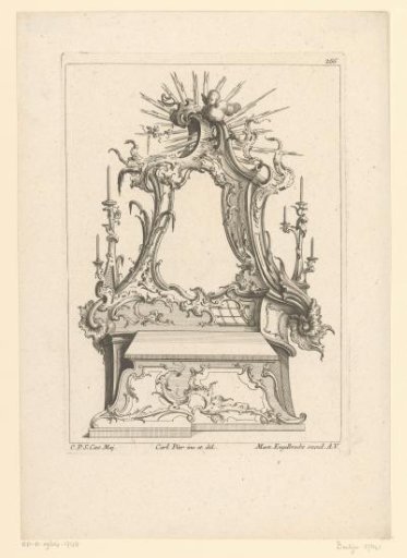 Altar with Candlesticks