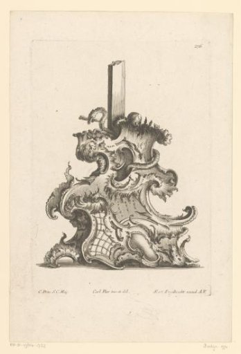 Crucifix Base with a Snake and Skull