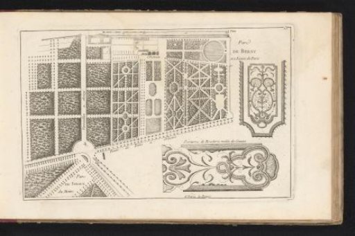 Ground plan of the park of Sceaux