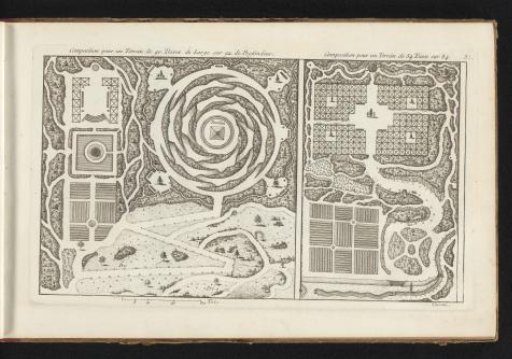 Two garden designs