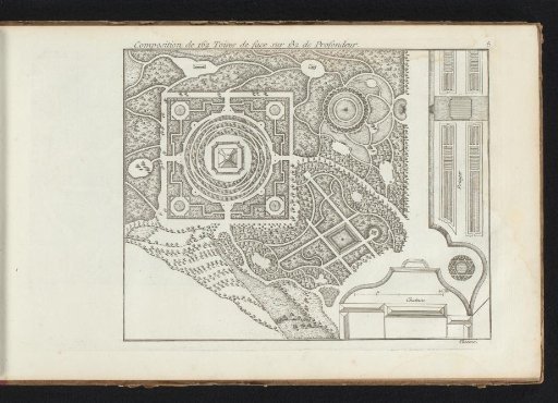 Design for the garden at a castle