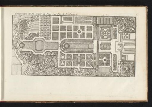 Design for the garden at a castle