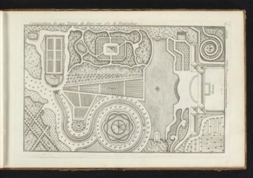 Design for the garden at a castle