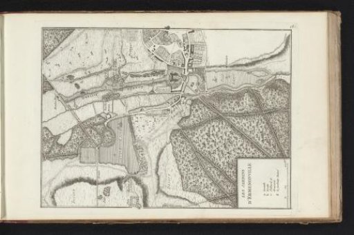 Plan of the castle of Ermenonville