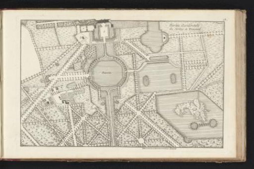 Plan of the western part of the gardens at Wanstead House
