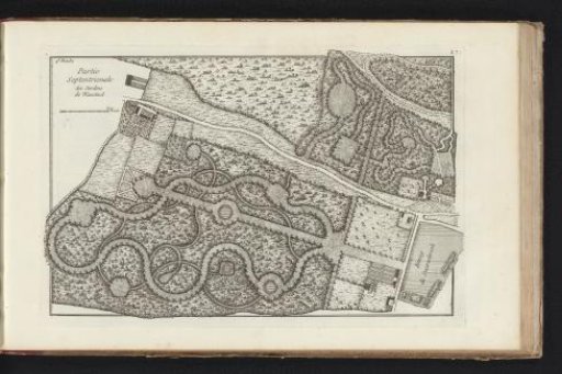 Plan of the southern part of the gardens of Wanstead House