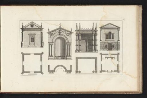 Four Structures as Garden Ornaments