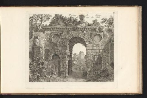 View of a Ruin in Kew Gardens