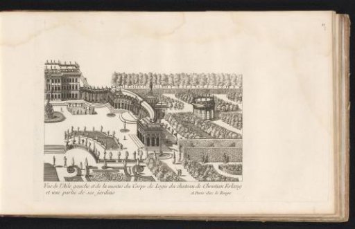 View of the right side of the Hermitage at Bayreuth