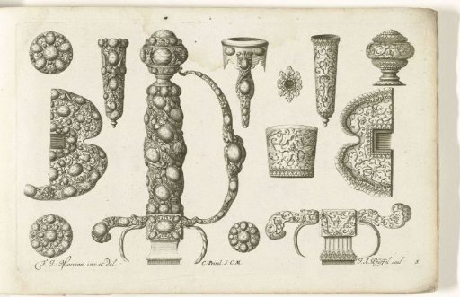 Thirteen Designs for Sword and Dagger Handles