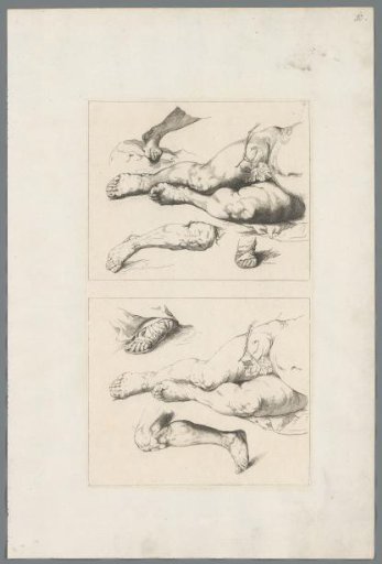 Study Sheet with Feet and Legs