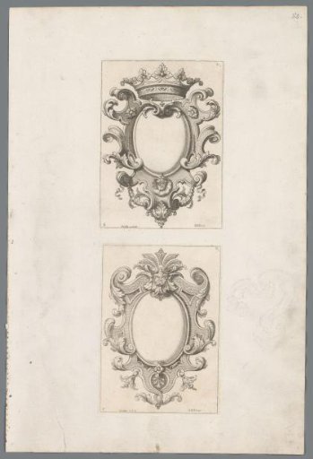 Crowned cartouche