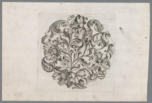Wreath with four flowers