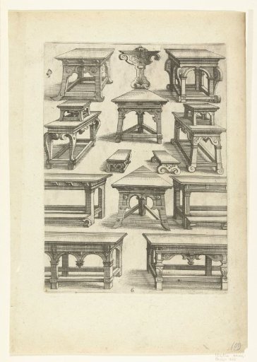 Eight elongated panels