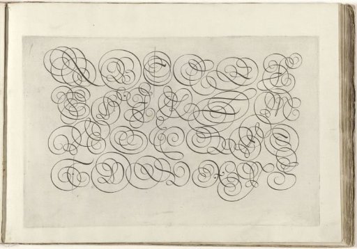Writing sample: the alphabet in four lines of capitals