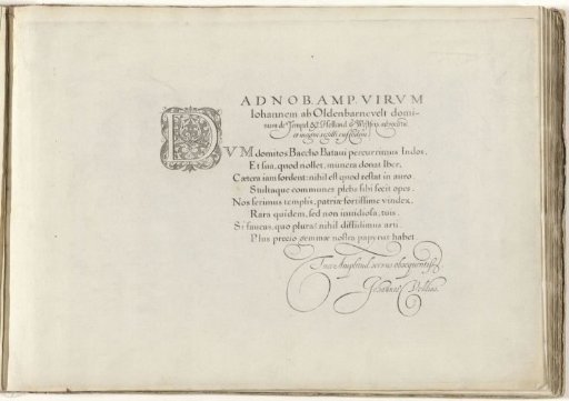 Writing sample: Ad nob. amp. virum (...)