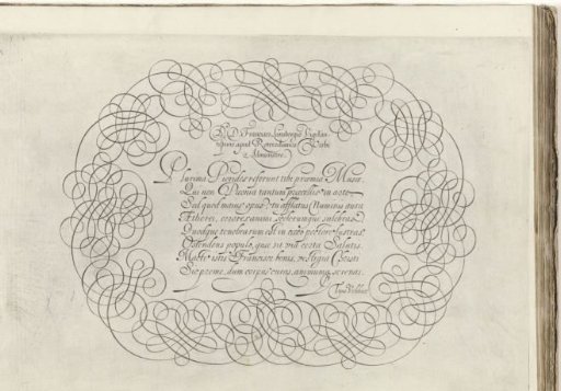 Writing sample: D.D. Francisco Lansbergio (...)