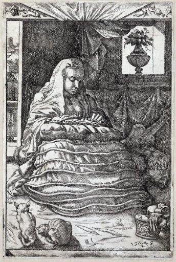 Seated Woman in Spanish Attire