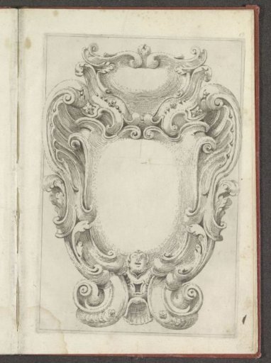 Cartouche with a shell