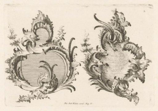 Two cartouches