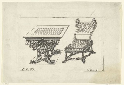 Table and chair