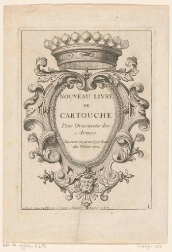 Crowned cartouche