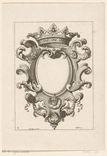 Crowned cartouche