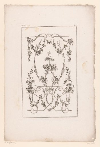 Panel with flowers