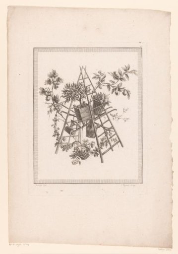 Trophy with gardening attributes