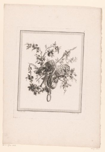 Trophy with pastoral attributes