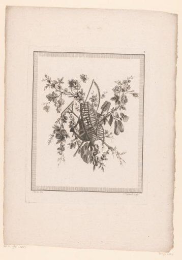 Trophy with gardening attributes