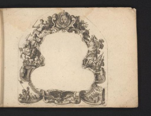 Frame with soldiers
