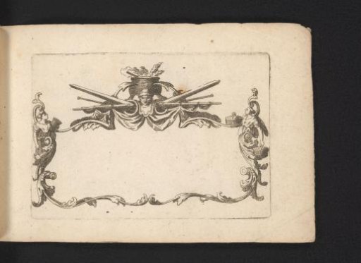 Cartouche with cooking pot