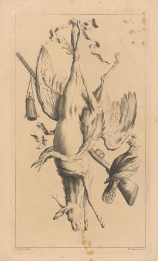 Trophy with stag and bird
