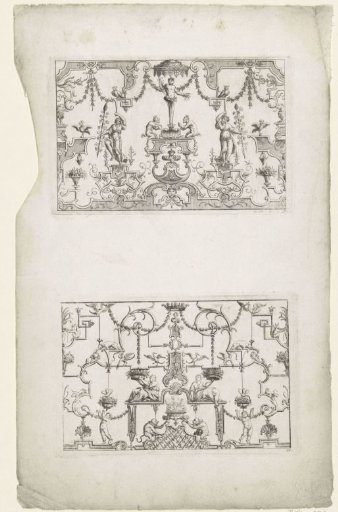 Grotesques with Bacchus and female figures