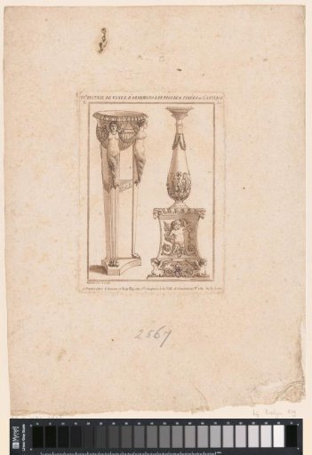 Tripod and vase