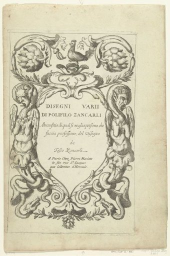 Title page: Disegni Varii