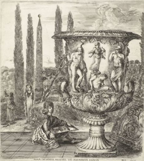 The Young Cosimo III de Medici Drawing the Medici Vase