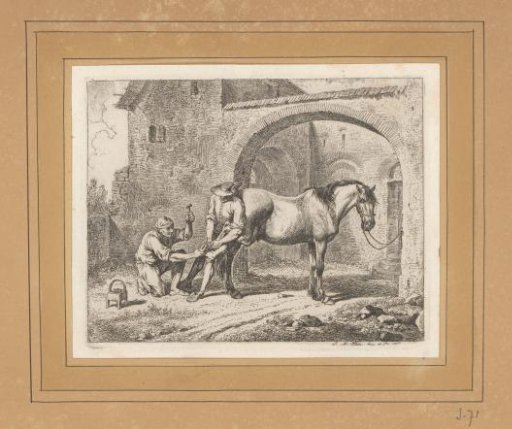 Two Farriers at Work