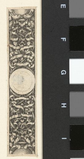 Strip with a Round Medallion