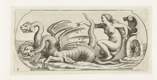 Goddess on a chariot