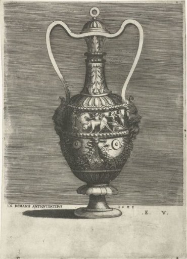 Vase with two ears