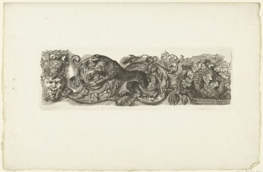 Fish with a leaping leopard
