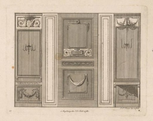 Panels with Chandeliers